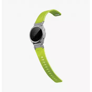 UNIQ Fluo Smart-Fit silikonski remen za Garmin 22mm - limeta zelena