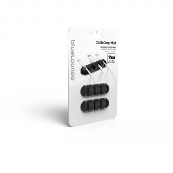 Bluelounge CableDrop Multi crni organizator kabela
