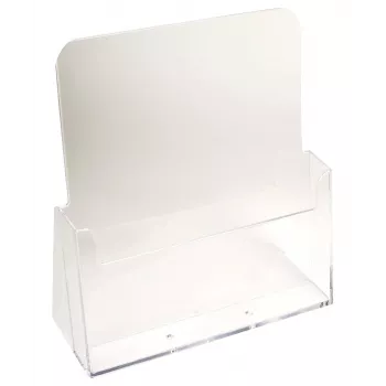 Exacompta A4 stalak za pult s 1 pretincem, polistiren, prozirni, 85 x 235 x 247 mm (74058D)