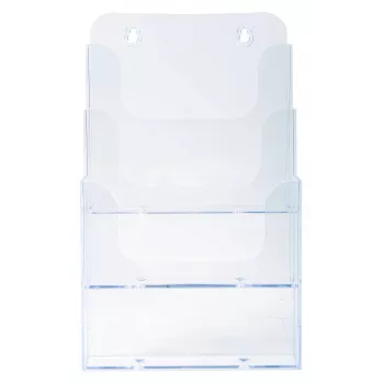 Exacompta A5 držač prospekata, 3 pretinca, polistiren, 154 x 181 x 280 mm (75158D)