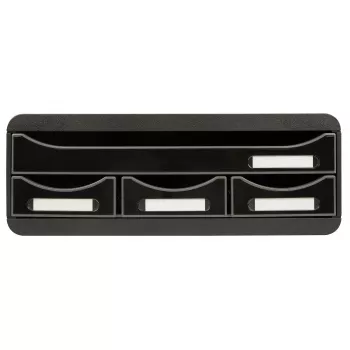 Exacompta TOOLBOX MINI kutija s ladicama, 4 ladice, A4, 355 x 270 x 134 mm, crna (319714D)