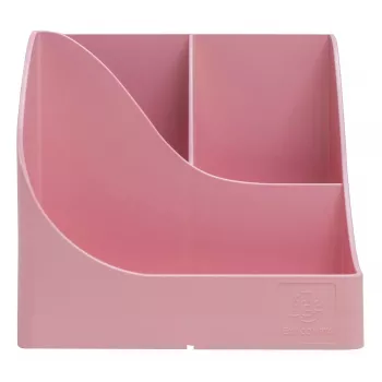 Exacompta Pen Wave AutentiK držač za olovke s 5 pretinaca, Bonbon Pink