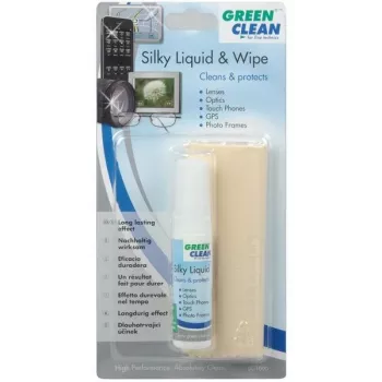 GREEN CLEAN GCLC-1000 set za optičko čišćenje - tekućina za čišćenje i krpa od mikrovlakana