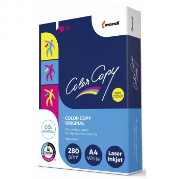MONDI COLOR COPY Color Copy papir A4 280 g/m² 150 listova visokobijeli satinirani premium papir za digitalni tisak