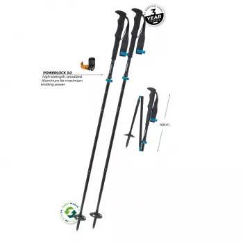 Komperdell Fx Lite Compact trekking štapovi, plavi