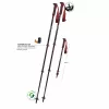Komperdell Carbon EVO Zero Compact trekking štapovi - Malbec