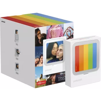 Polaroid Hi-Print 3x3 Portable Bluetooth Photo Printer + 60 Sheets