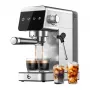 AMZCHEF CE-AZ-EM1501-SV aparat za kavu s klipom (srebrni)