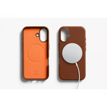Bellroy kožna futrola za iPhone 16, smeđa