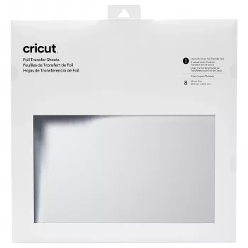 Cricut transfer folija 30,5 cm x 30,5 cm srebrna metalik sjajna