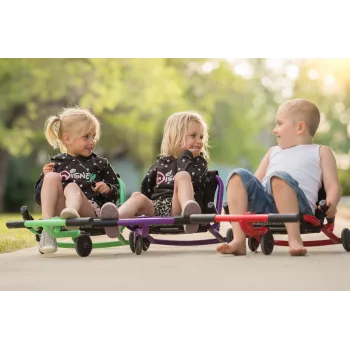 EzyRoller Classic gokart na nožni pogon za djecu 3-12 godina ljubičasti