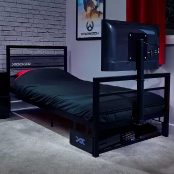 XROCKER gaming krevet za jednu osobu crni
