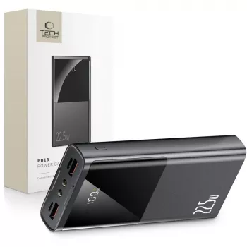 TECH-PROTECT PB13-22.5W power bank 20000mAh sivi