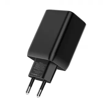 TECH-PROTECT C65W 3-portni mrežni punjač PD 65W / QC3.0 crni