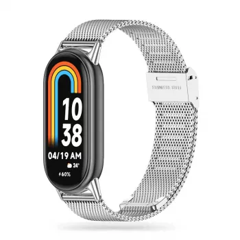 TECH-PROTECT Milanese narukvica za Xiaomi Smart Band 8 / 9 / NFC - srebrna