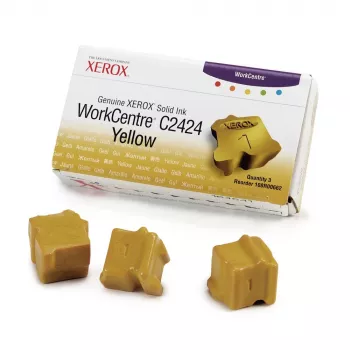 Xerox originalni Solid Ink Stick žuti 3 kom (3400 stranica) 108R00662