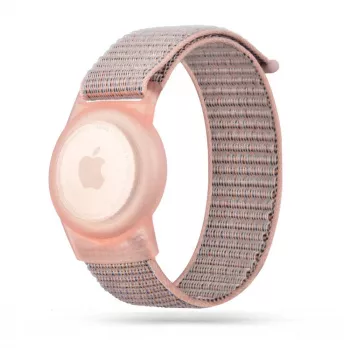 TECH-PROTECT Nylon For Kids Apple AirTag ružičasti