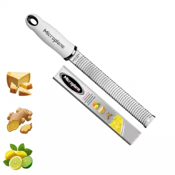 Microplane Premium Classic ribež bijeli - fina oštrica ribež za koricu