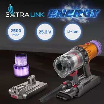 Extralink zamjenska baterija za Dyson V12, 25,2V 2500mAh, s filtrom