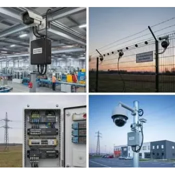 Dahua CHS4412-8GT-125 industrijski upravljani switch, 12-portni (8x Gigabit RJ45 + 4x SFP), dvostruko DC napajanje, DIN-rail