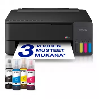 Epson EcoTank ET-1910 multifunkcijski tintni pisač - u boji - ispis, skeniranje, kopiranje - A4, Legal - do 11 stranica/min ispisa - 100-listni ulagač - Wi-Fi