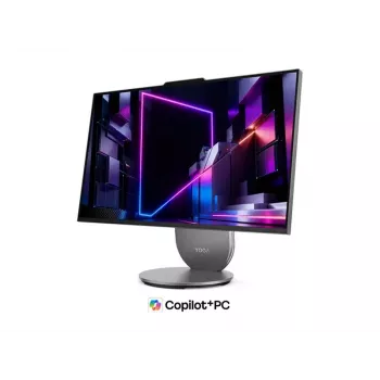 Lenovo Yoga 27IPH11 All-in-One stolno računalo, 27 inch QHD IPS, Intel Core Ultra 5 325, 16GB LPDDR5X, 1TB SSD, Intel Graphics, Windows 11 Home, engleska tipkovnica, Luna Grey