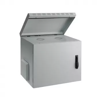 EFB-Elektronik 19 inch zidno kućište IP55, 12U, čelična vrata, dubina 450 mm, RAL 7035