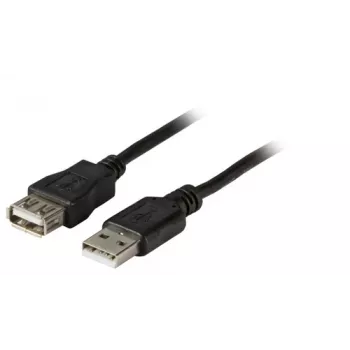 EFB Elektronik USB 2.0 produžni kabel A-A utikač na utičnicu 5m sivi Classic