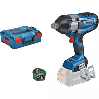 BOSCH Professional BITURBO GDS 18V-1050 HC akumulatorski udarni odvijač, 3/4 inch četvrtasti pogon, 18 V, solo (plava/crna, Bluetooth, L-BOXX)