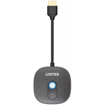 Unitek dodatni bežični HDMI prijamnik za V1711A odašiljač, crni
