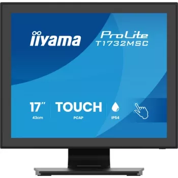 IIYAMA ProLite T1732MSC-B2S 17 inch PCAP touch monitor, 1280x1024, TN LED, 10-točkasti multi-touch, crni
