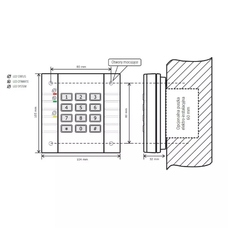 ROGER PR302 kontroler pristupa