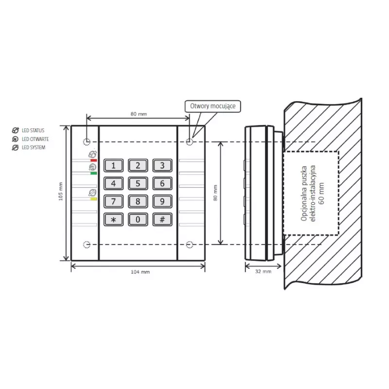 ROGER PR302 kontroler pristupa