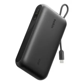 Belkin BoostCharge power bank s zaslonom 20000 mAh crni s USB-C kabelom