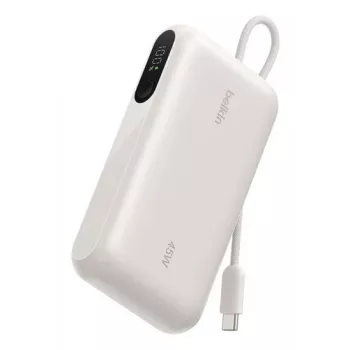 Belkin BOOSTCHARGE power bank s zaslonom pješčani 10000mAh s USB-C kabelom