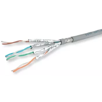 ROLINE S/FTP Cat.6A (Class EA) LSOH puni kabel, 100 m, sivi