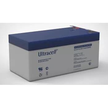 ULTRACELL UL3.4-12 AGM baterija 12V 3,4Ah
