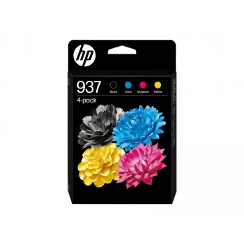HP 937 CMYK originalna tintna patrona 4-pak