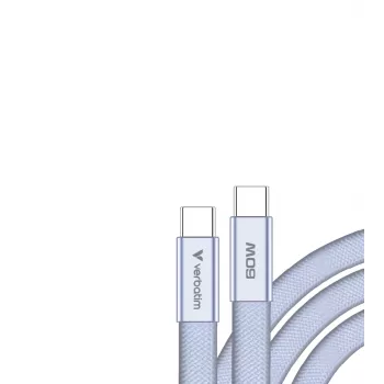 Verbatim Sync & Charge USB-C na USB-C 60W 120cm ljubičasti