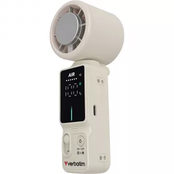 Verbatim Cool inchn´Go Ice Touch Mini ručna ventilator, bijeli/srebrni, 32348