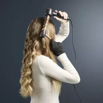 Rowenta CF4620E0 Twist Curl uvijač za kosu - keramika, ionska njega, 27/32/38mm, LCD zaslon, 86 W, crno/bakreno
