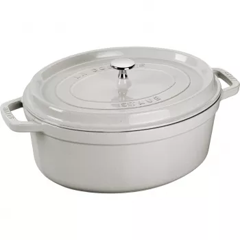 STAUB La Cocotte ovalni lonac od lijevanog željeza, 3,2 L, Truffle Grey