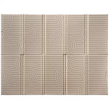 Beaba 915074 dvostrana podloga za igru, 200 x 150 cm, Arch Brown