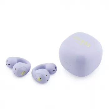 Guess Mini Classic open-ear bežične slušalice ljubičaste