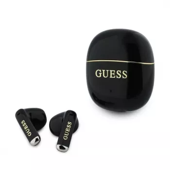 GUESS Glossy Gold Line Classic TWS slušalice crne