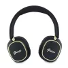 Guess Bluetooth over-ear slušalice ENC Rectangle Metal Script crne