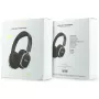 Guess Bluetooth over-ear slušalice ENC Rectangle Metal Script smeđe