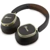 Guess Bluetooth over-ear slušalice ENC Rectangle Metal Script smeđe