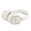 Guess Bluetooth ENC Rectangle Metal Script over-ear slušalice bijele