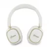Guess Bluetooth ENC Rectangle Metal Script over-ear slušalice bijele